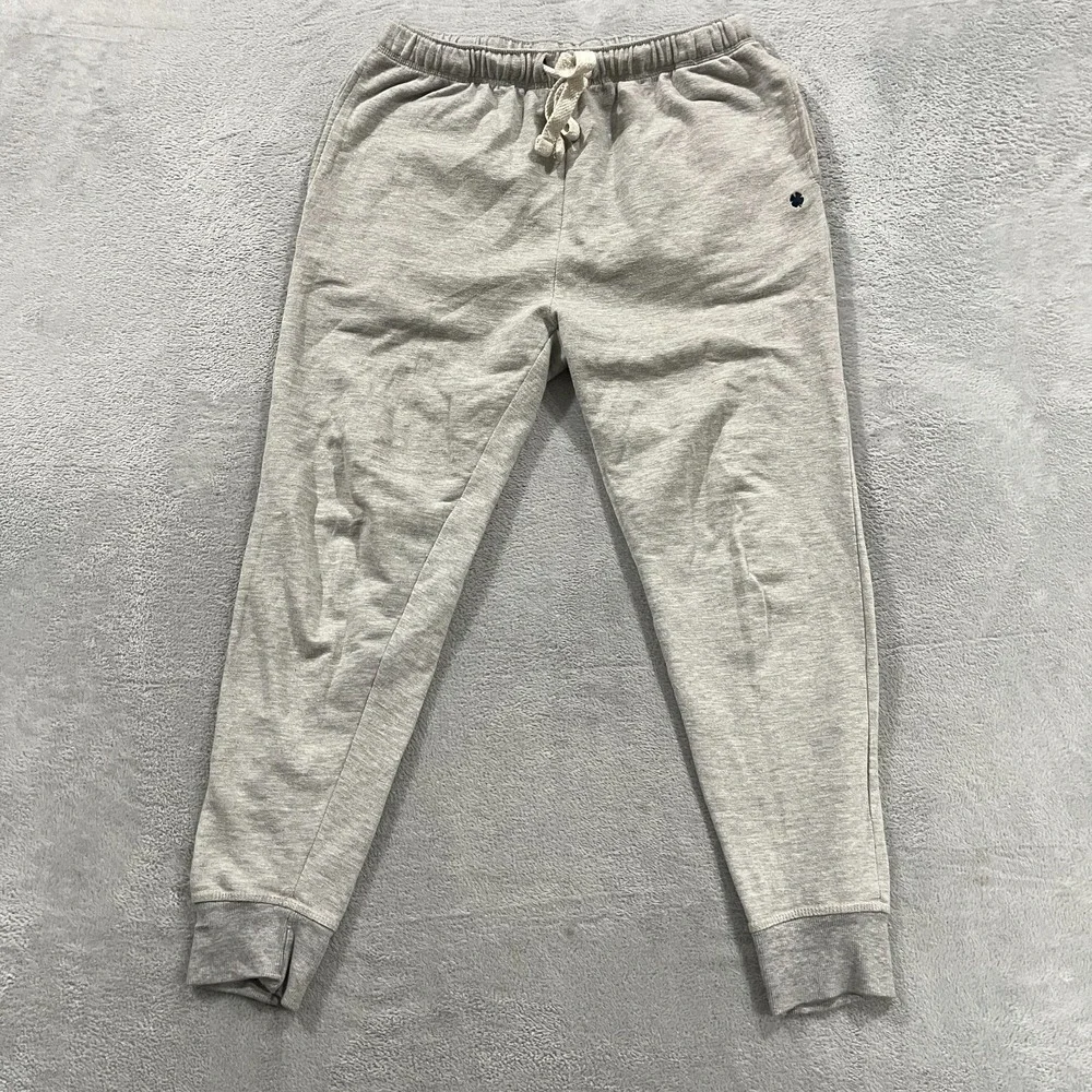 Lucky Brand Sleepwear Jogger Pants Mens L Gray Stretch Elastic Waist Drawstring